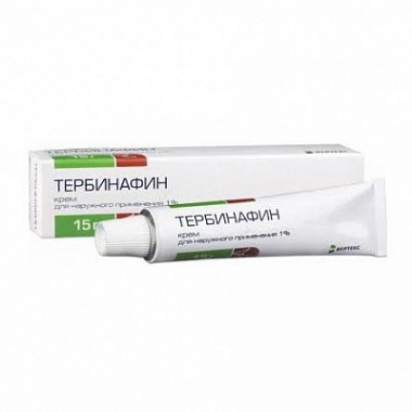 Тербинафин 1% 15г крем Производитель: Беларусь Белмедпрепараты РУП